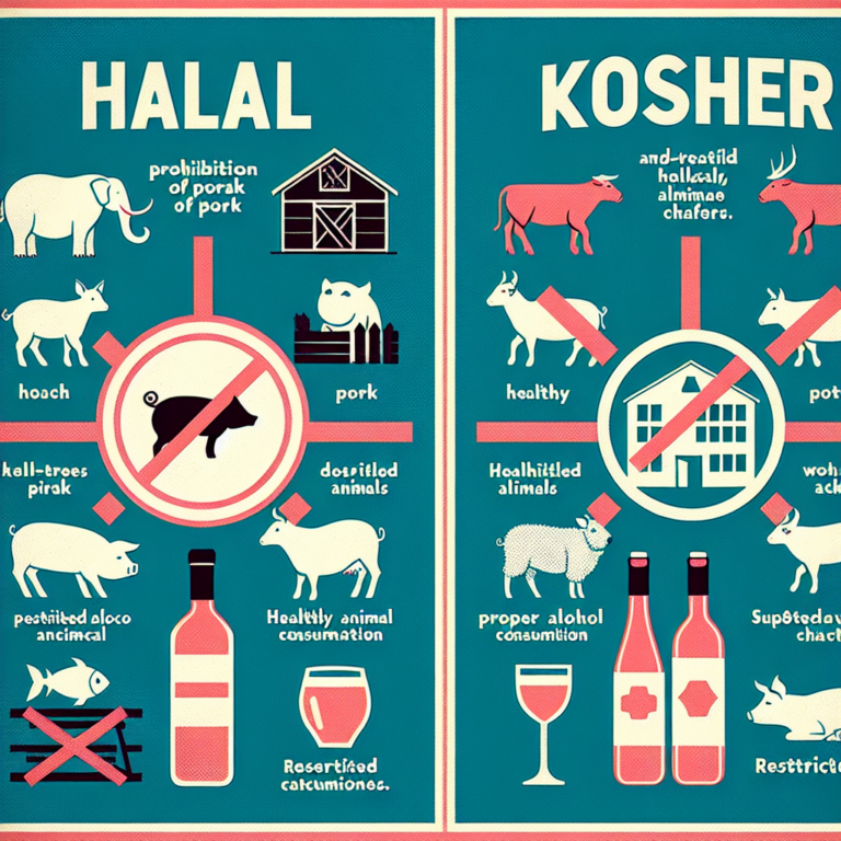 Quelle est la différence entre halal et casher